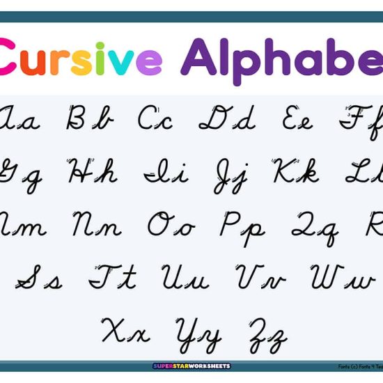 cursive alphabet