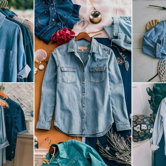 Shop Denim Chambray Shirts on Sale