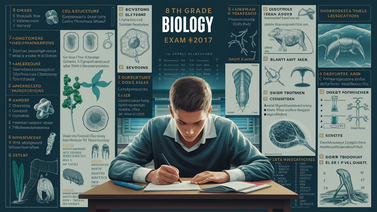 8th class biology question paper 2017