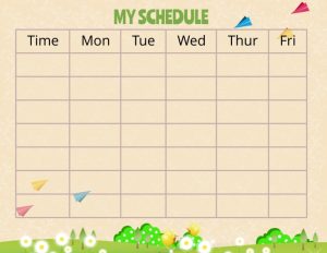 my scheduling