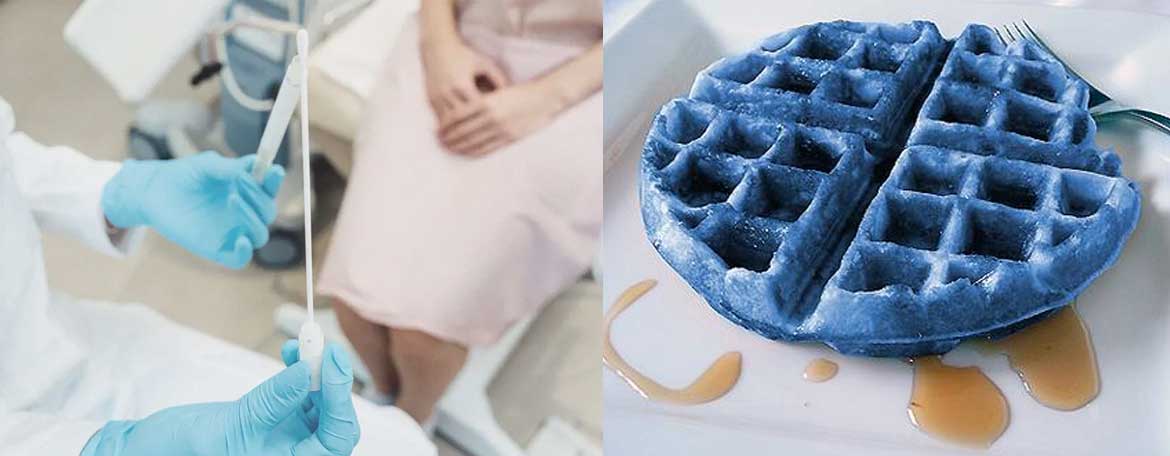 Waffles That Are Blue