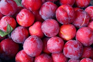 red plums